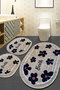 Mijölnir Juego de alfombrillas de baño Moole - Beige (3 piezas)